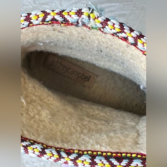 Jeffrey Campbell Milono Shearling Platform Wedges - Picture 11 of 11